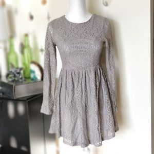 Altar'd State Doe and Rae Long Sleeve Lace Dress